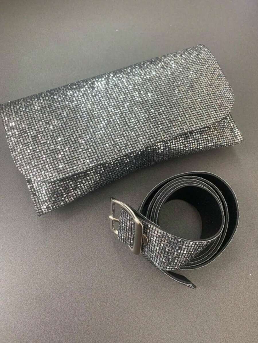 Women Waist Pouch - 銀色 - 查看 1