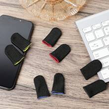 10PCS Mobile Game Controller Finger Sleeve Sets,Anti-Sweat Breathable Touchscreen Finger Sleeve For /Mobile Legends/Knives Out