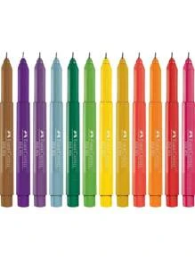 Faber-Castell Fine Faber Castell, Caneta Ponta Porosa Ponta Fina 0.4mm - Verde água - Visão 3