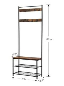 VASAGLE Shoe Racks - สีน้ำตาล - ดู 3