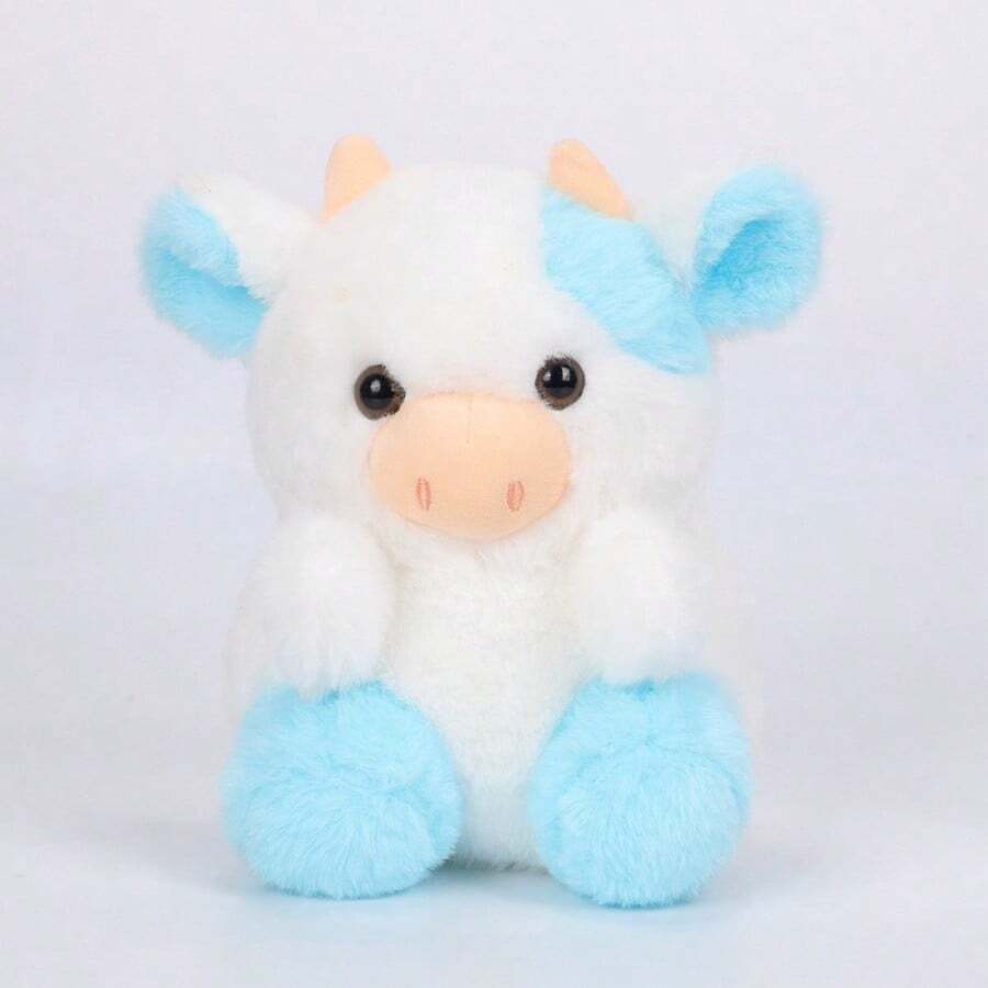 Juguete De Peluche De Vaca Lindo - Azul - Ver 1