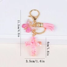 Vượt qua Loại bướm Móc chìa khóa Dễ thương Thú vật Nhựa Móc chìa khóa Nhẫn Ví Cái túi Ba lô Đồ treo Ô tô/xe hơi Treo Vật rủ xuống Loại vỏ Che phủ Phụ kiện NỮ Cô gái Qủa tặng Móc chìa khóa - Nhiều màu - Xem 6