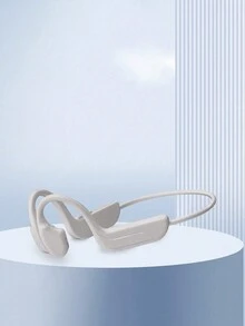 G4骨傳導無線耳機掛耳式,適用於各種手機-灰白色 - 白色 - 查看 1