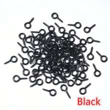200pcs Small Eye Eyelets Pins Eyepins Hooks Eyelet Screw Threaded DIY Jewelry Making Accessories