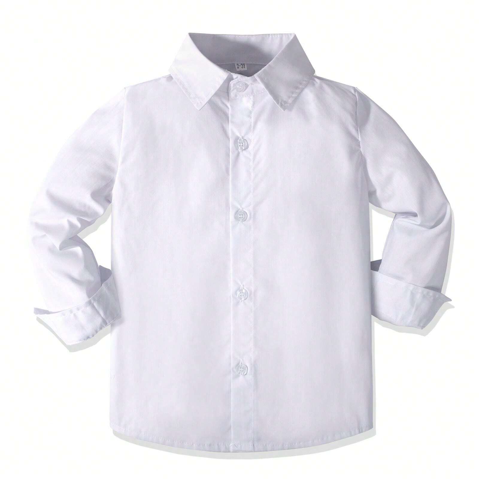 Young Boy Slim Fit Formal Suit, New Style Boy's White Shirt, Plaid Vest