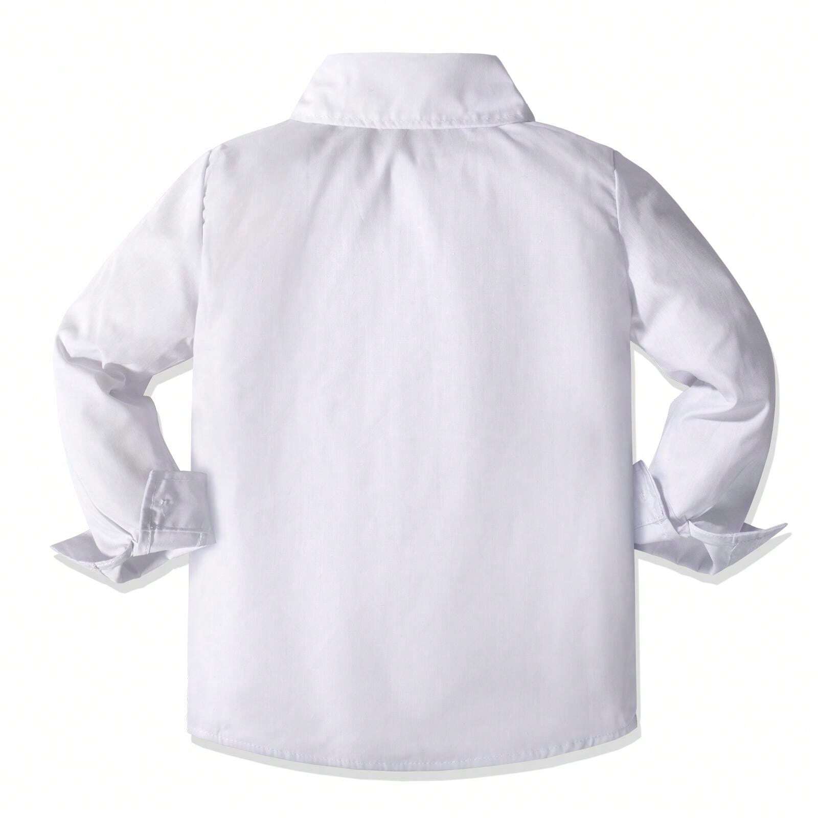 Young Boy Slim Fit Formal Suit, New Style Boy's White Shirt, Plaid Vest