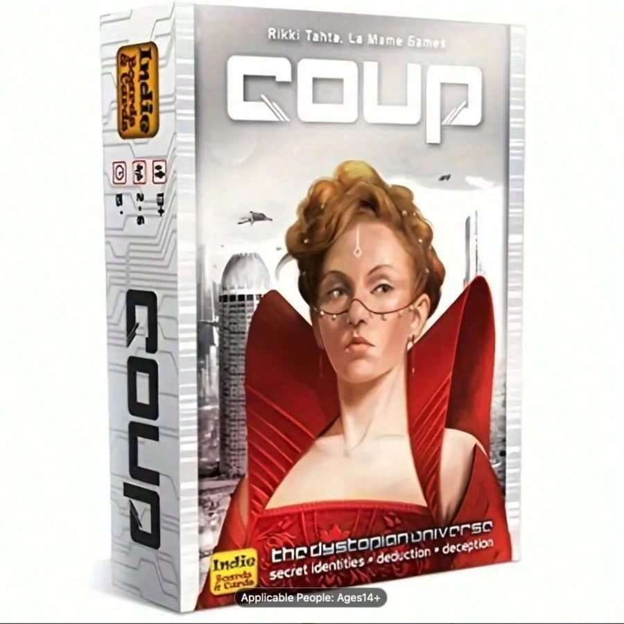 Coup Card Game, Independent Game Board And Cards (Dystopian Universe), Gift For Gamers - Freedom Card - View 1