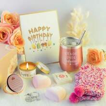 Birthday Gifts For Women  Unique 3D PopUp Relaxing Spa Gift Box Basket For Women  Happy Birthday Tumbler Gifts For Her Women Friends Sister Mom Daughter  Fabulous Gifts For Women Who Have Everything - Nhiều màu - Xem 5