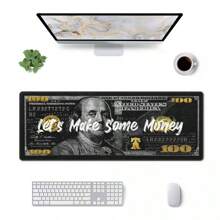 Extra Large Mouse Pad, Computer Keyboard & Mouse Mat, Extended Non-Slip Desk Pad, Rubber Base, Stitched Edge, Suitable For Office, Study, Home, Back To School Gaming Mouse Pad, Office Desk Accessories, Office Supplies - Multicolor - View 5