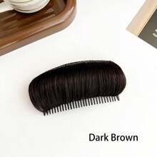 1pc Women's Hair Volume Boosting Base, Synthetic Hair Topper, Comb & Hair Clips Included
