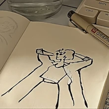 368 Pages Thick Notebook, Highly Attractive Value, Practical For Daily Use, Style Back To School - Black - View 2