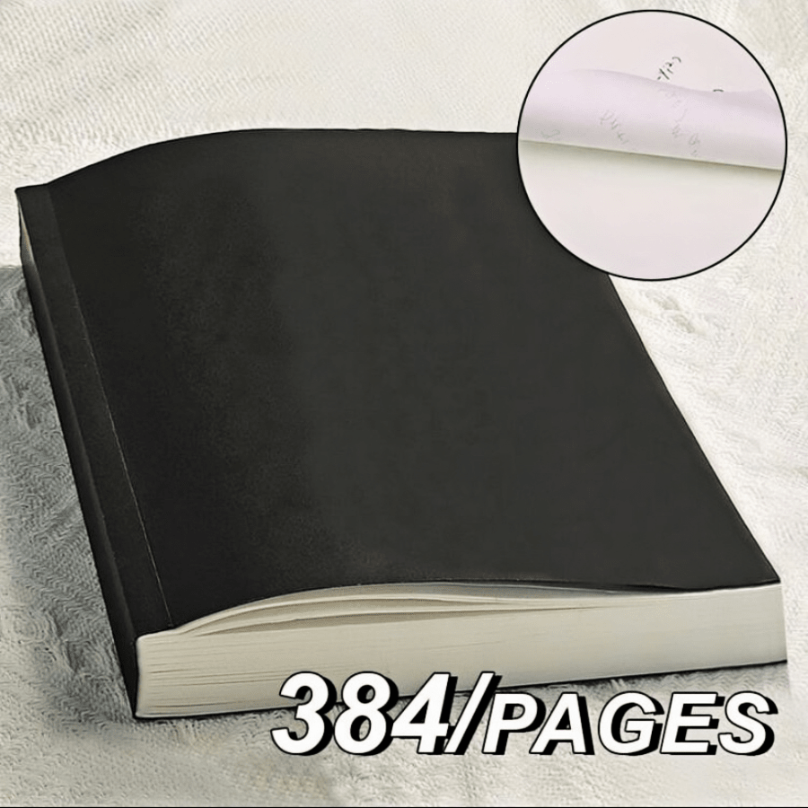 368 Pages Thick Notebook, Highly Attractive Value, Practical For Daily Use, Style Back To School School Supplies