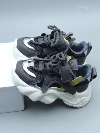 Boys' Mesh Shoes Summer New Korean Style Chunky Shoes Children's Sports Shoes Girls' Breathable Running Shoes