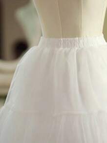 Strutting novia Lolita sin huesos 60CM de longitud media Strutting diario Lolita Party Photo con enagua