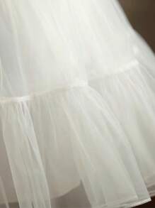 Strutting novia Lolita sin huesos 60CM de longitud media Strutting diario Lolita Party Photo con enagua