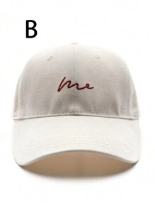 1頂男女通用厚實刷毛棒球帽,上有「me」刺繡字樣 - 彩色 - 查看 3