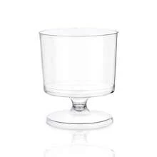 2 Oz. Clear Round Mini Wine Glasses - 480 Glasses