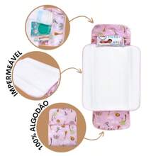 Nappy Changing Storage Bags - Safari bé xanh - Xem 5