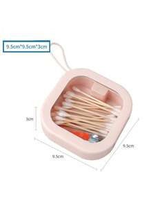 防尘防水便携式透明塑料收纳盒，适合旅行和整理 - 非常适合药丸、游戏、配件、电缆、电池、耳塞和玩具，随身携带化妆品收纳盒化妆品收纳袋迷你袋旅行小化妆盒配件化妆品架刷袋化妆品容器化妆包旅行必需品女士配件旅行用品化妆包化妆包化妆包化妆包 - 查看 4