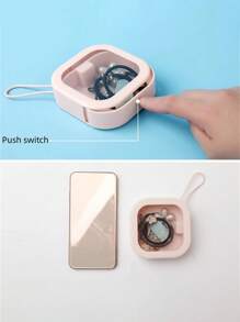 防尘防水便携式透明塑料收纳盒，适合旅行和整理 - 非常适合药丸、游戏、配件、电缆、电池、耳塞和玩具，随身携带化妆品收纳盒化妆品收纳袋迷你袋旅行小化妆盒配件化妆品架刷袋化妆品容器化妆包旅行必需品女士配件旅行用品化妆包化妆包化妆包化妆包 - 查看 3