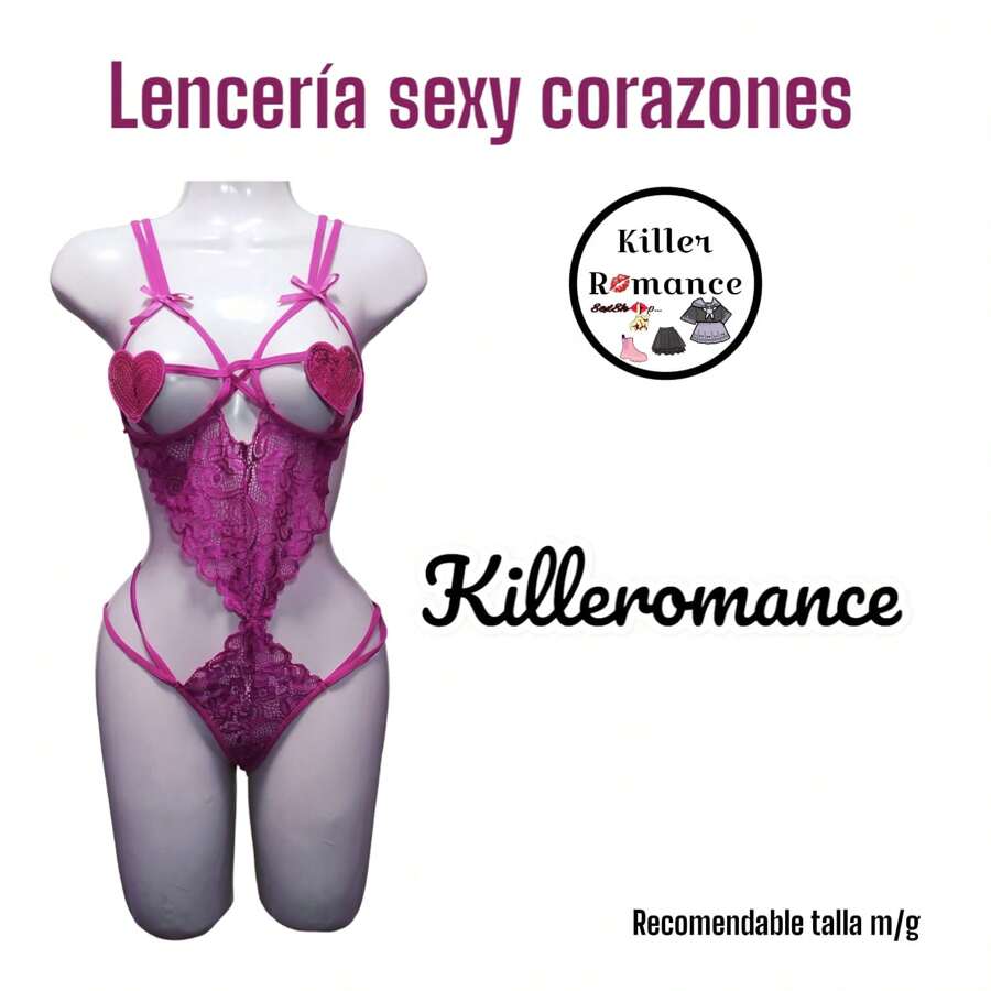 LENCERIA SEXY MORADA RECOMENDABLE TALLA M/G - Morado - Ver 1