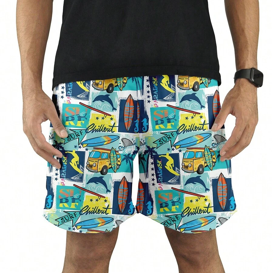 Men Beach Shorts - Nhiều màu - Xem 1