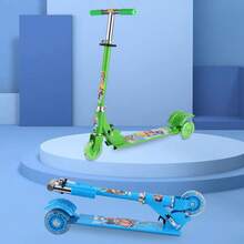 Patin scooter 3 llantas Plegable Ajustable - Azul - Ver 3