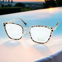 Lentes De Moda Ligeros Cisne Blanco - Blanco y Negro - Ver 5