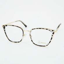 Lentes De Moda Ligeros Cisne Blanco - Blanco y Negro - Ver 1