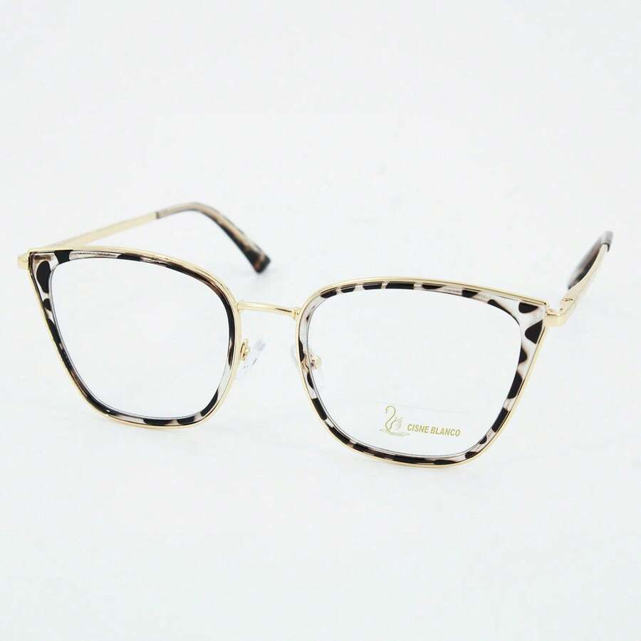 Lentes De Moda Ligeros Cisne Blanco - Blanco y Negro - Ver 1