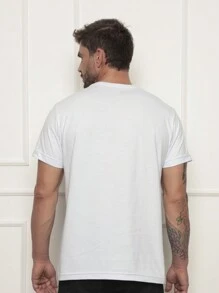 AMG Men T-Shirts - 白色 - 查看 4