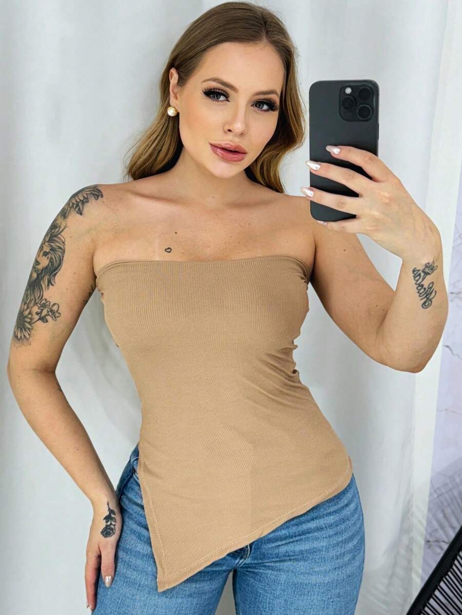 Women T-Shirts - 米色 - 查看 1