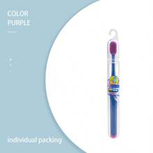 Soft Bristle Adult Toothbrush With Large Head And Middle Bristle, Independent Packing, For Home Use - Multicolor - View 12