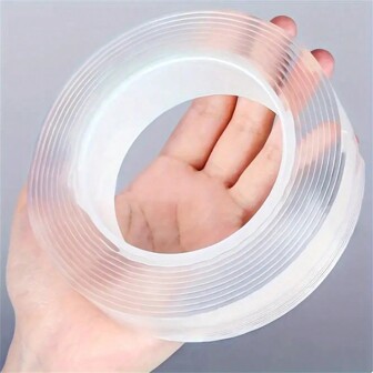 Double Sided Tape Heavy Duty , Extra Large Nano Double SidedAdhesive Tape , Clear Mounting Tape Picture Hanging AdhesiveStrips , Removable Wall Tape Sticky Poster Tape Decor Carpet Tape