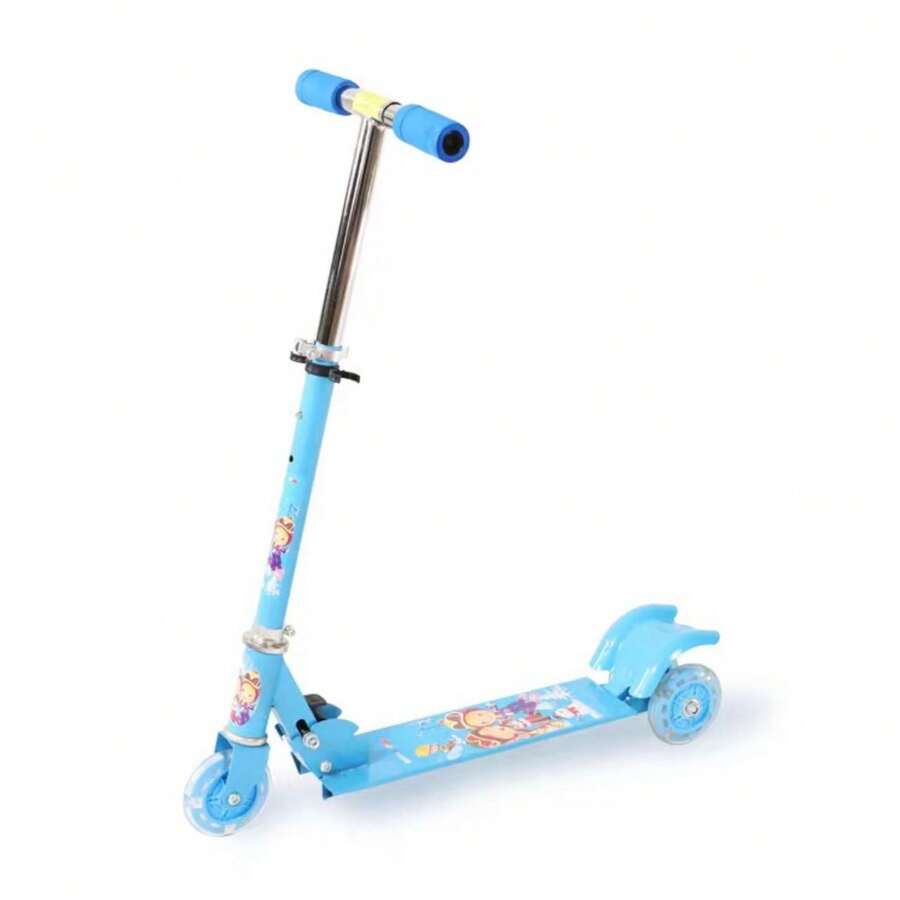Patin scooter 3 llantas Plegable Ajustable - Azul - Ver 1