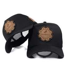Men Beret Hats - 黑色 - 查看 1