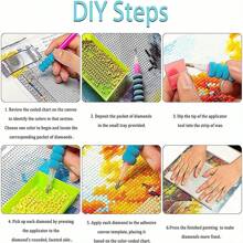 Jesus Virgin Mary Diamond Painting Kit, 1pc 5d Diy Home Wall Decorative Handmade Artwork, Canvas Without Frame