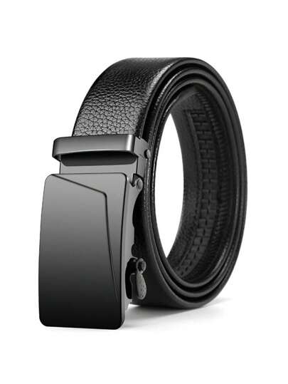 حزام أعمال كلاسيكي أنيق من جلد البولي يوريثان للرجال، مناسب للعمل والمدرسة والأعمال اليومية والهدايا للأصدقاء والأزواج والآباء، مناسب للارتداء اليومي والموضة والمراهقين والأنشطة الخارجية والعطلات والرياضة والسفر والشارع والبوهيمي والعتيق، إكسسوارات خريفية وشتوية مناسبة للمراهقين والشباب والرجال والأنشطة اليومية والخارجية والرياضية والعطلات وهدايا التخرج والأعياد الميلاد