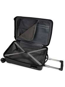 SUISSEWIN Classic Simple Fashion Trolley Case 20 Inch Boarding Case, Mute Universal Wheel Suitcase, Black Luggage Portable Carry-On Luggage For Travel Holiday Vacation Honeymoon Cruise Back To School For Men And Women Students - Black - View 8