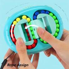 Granos Mágicos Giratorios De Color Aleatorio, Juguete Giroscópico Para Dedo, Rompecabezas Para Aliviar El Estrés, Pieza De Spinner De Mano, 1 Ud. - Blanco - Ver 7