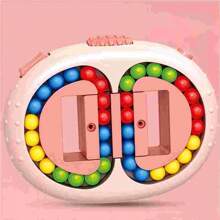 Granos Mágicos Giratorios De Color Aleatorio, Juguete Giroscópico Para Dedo, Rompecabezas Para Aliviar El Estrés, Pieza De Spinner De Mano, 1 Ud. - Blanco - Ver 3