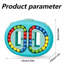 Granos Mágicos Giratorios De Color Aleatorio, Juguete Giroscópico Para Dedo, Rompecabezas Para Aliviar El Estrés, Pieza De Spinner De Mano, 1 Ud. - Blanco - Ver 2
