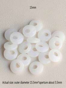 20入組/袋13*19mm深綠色玉石吊墜項鍊,耳環diy珠寶製作配件 - 13*19mm深玉色長方 - 查看 10