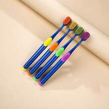 Soft Bristle Adult Toothbrush With Large Head And Middle Bristle, Independent Packing, For Home Use - Multicolor - View 8