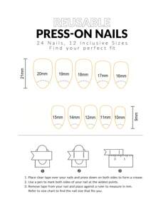 240pcs Short Almond Shaped Simple Wine Red Color Nail Art, 10pcs/Set Plain Color False Nail Tips, Diy Freehand Nail Art With Rhinestones And Self-Cutting False Nail Tips Press On Nails Nail Supplies - Burgundy - View 7