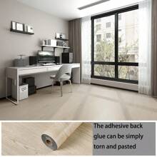 3m x 1 Rolle selbstklebende Bodenaufkleber mit Holzmaserung für einfaches DIY, Aufkleber, Wandtattoo, Vinyl-Aufkleber für Heimdekoration, Frühlingsdekoration zum Auffrischen Ihres Zuhauses, Rama Dekorationsaufkleber Geschenke Geburtstag Abschluss Bodenfliesen Bodenbelag selbstklebende Bodenfliesen Abziehen und Aufkleben Wohnzimmer Dekoration Raumdekoration Küche