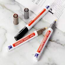 1/2pcs Tile Grout Repair Pen, White Marker Pen For Wall/Floor Tile Beauty, Sealer For Glazed Tiles And Waterproof, Stickers, Wall Decal, Vinyl Decal For Home Decorations, Spring Decoration Items Refresh Your Home, Rama Decoration Stickers Gifts Birthday Graduation