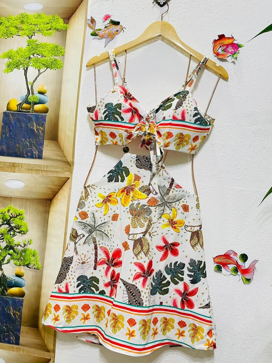 Women Dresses - Màu be - Xem 1