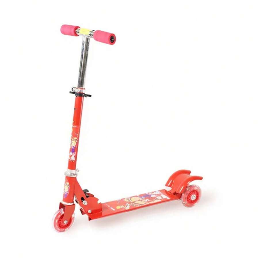Patin scooter 3 llantas Plegable Ajustable - Rojo - Ver 1