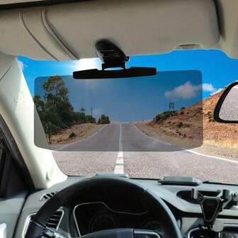 Sun Visor For Car, Universal Anti-Glare Polarized Car Visor Extension Sun Blocker, Protects From Stray Light,Snow Blindness And UV Rays